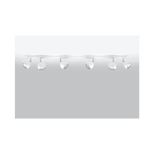 Balta griestu lampa Sollux Ollo Seis-image-2
