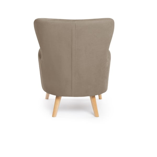 Bēšs atpūtas krēsls ar atzveltni Noemye – Bonami Selection-image-4