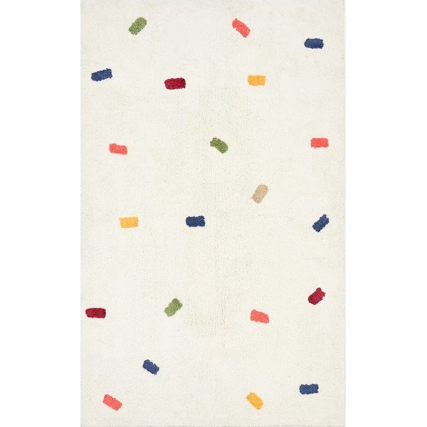 Krēmkrāsas kokvilnas bērnu paklājs 150x200 cm Epifania – Kave Home