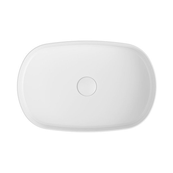 Balta keramikas izlietne Sapho Infinity Oval, 55 x 36 cm-image-2