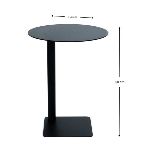 Tērauda apaļš sānu galdiņš ø 40 cm Sunny – Spinder Design-image-3