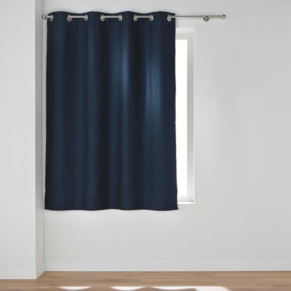 Tumši zils gaismu necaurlaidīgs aizkars 140x180 cm Crepuscule – douceur d'intérieur