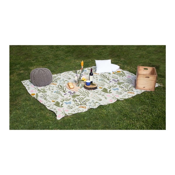 Piknika sega Surdic Manta Picnic Botanic Herbs, 140 x 170 cm-image-1