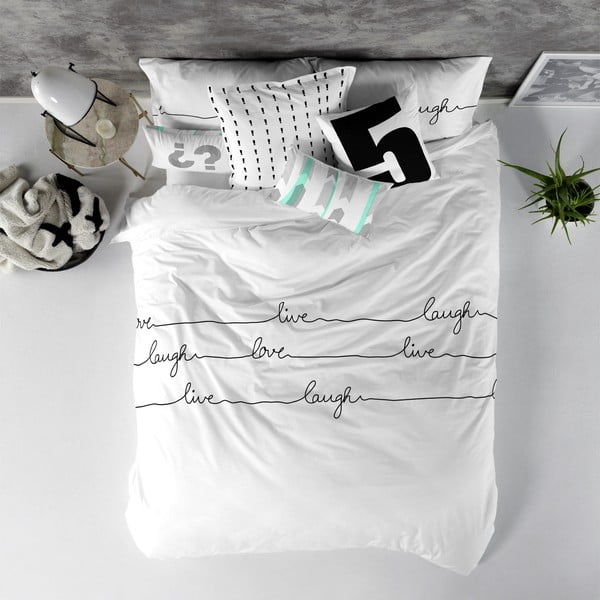 Kokvilnas segas pārvalks Blanc Live, 140 x 200 cm-image-2