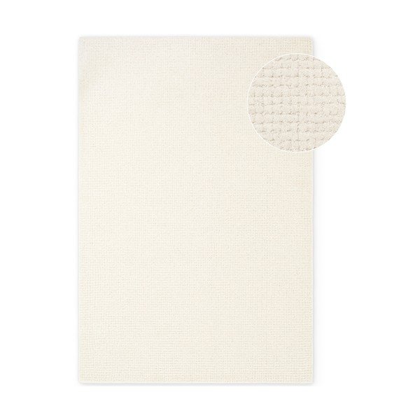 Krēmkrāsas vilnas paklājs 200x290 cm Eloise – Hanse Home