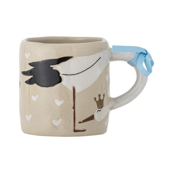 Bēša keramikas bērnu krūze 225 ml Bambino – Bloomingville Mini-image-3