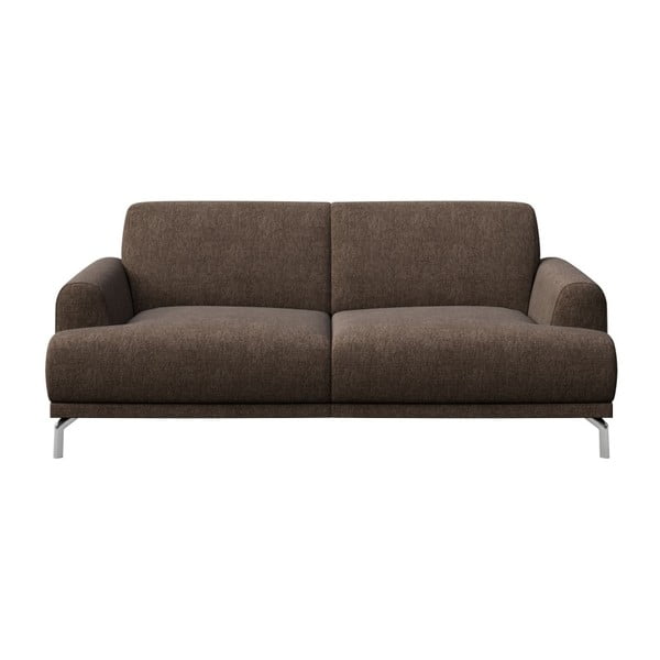 Brūns dīvāns MESONICA Puzo, 170 cm
