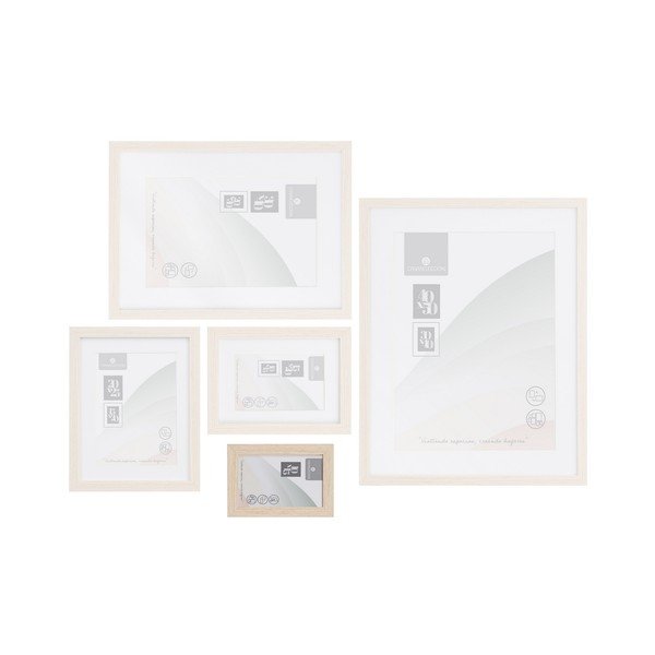 Dabīga toņa stāvošs/piekarināms foto rāmis 12,5x17,5 cm Sencillo – Casa Selección-image-3