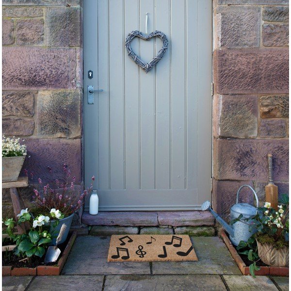 Kokosšķiedras kājslauķis 40x60 cm Music Notes – Artsy Doormats-image-2