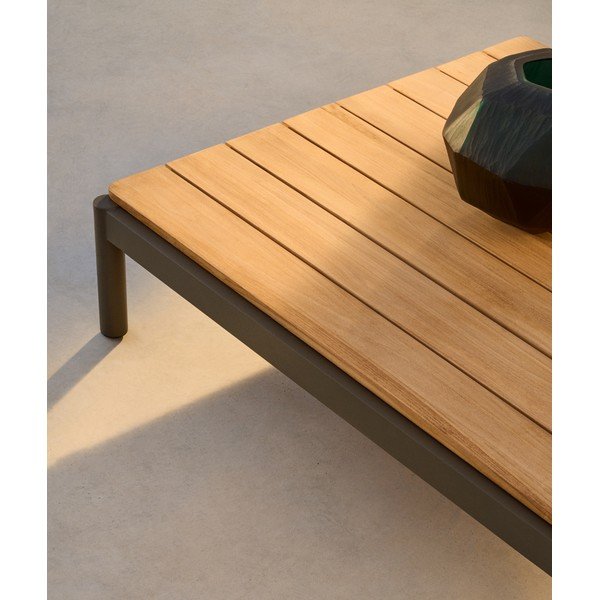 Tīkkoka masīvkoka dārza kafijas galdiņš 89x91 cm Sorells – Kave Home-image-2