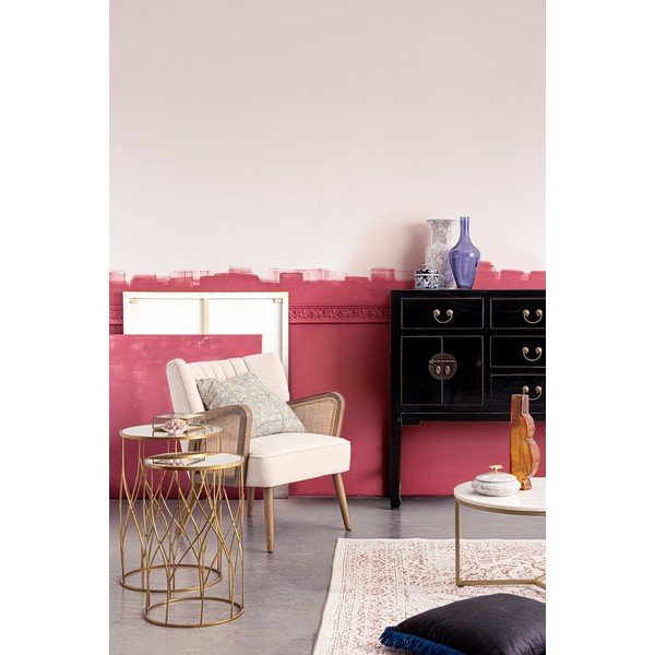 Bēšs samta atpūtas krēsls Virna – Bizzotto-image-1