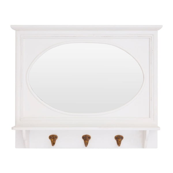 Sienas spogulis ar plauktu/ar pakaramo 53x43 cm Whitley – Premier Housewares