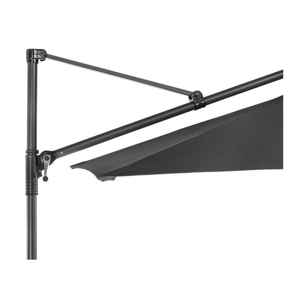 Tumši pelēks saulessargs ø 300 cm Roja – Rojaplast-image-2