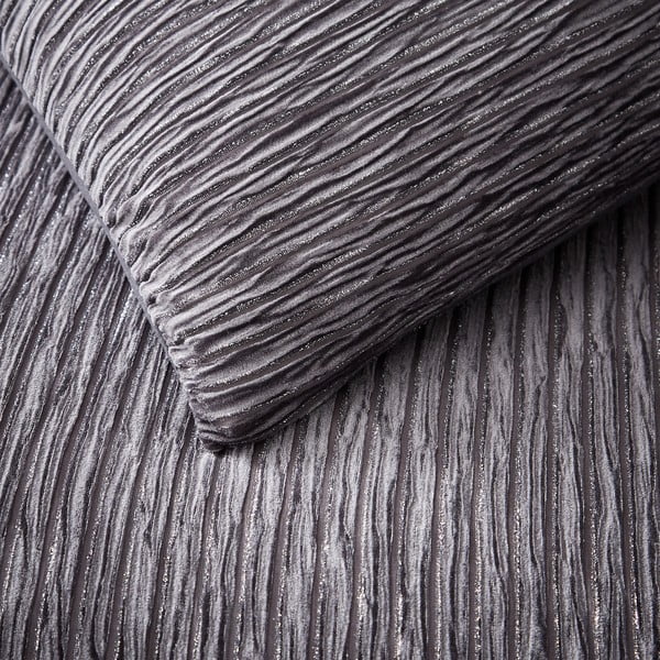 Pelēka divguļamā gultas veļa 200x200 cm Allure Sparkle – Catherine Lansfield-image-1