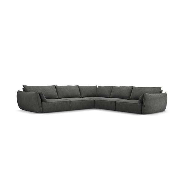 Pelēks stūra dīvāns (maināms stūris) Vanda – Mazzini Sofas-image-2