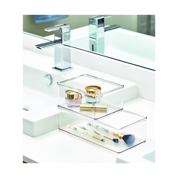 Caurspīdīga uzglabāšanas kaste iDesign The Home Edit, 11,9 x 24 cm-image-4