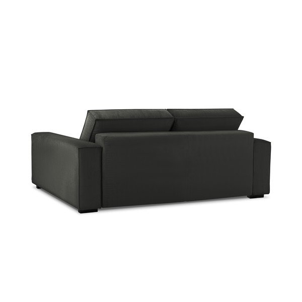 Melns velveta izvelkamais dīvāns ar veļas kasti Mazzini Sofas Azalea-image-3