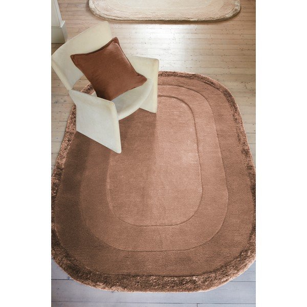 Ķieģeļu sarkans ar rokām darināts paklājs no vilnas maisījuma 160x230 cm Halo – Asiatic Carpets-image-2