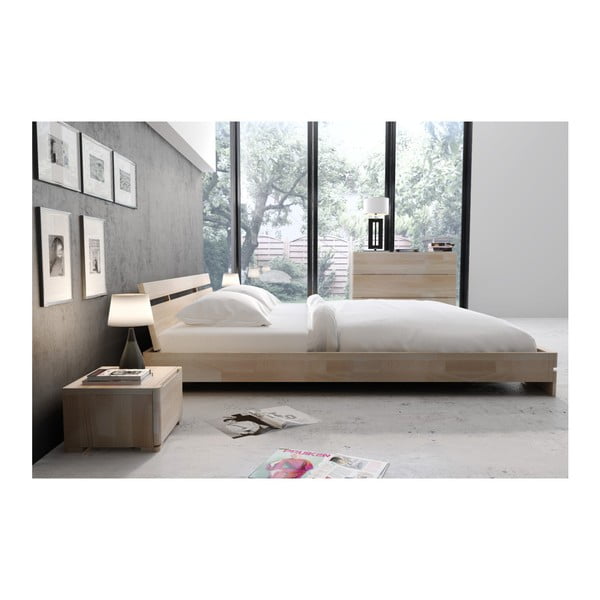 Buka koka naktsgaldiņš ar atvilktni SKANDICA Sparta-image-4