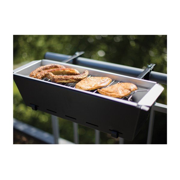 Esschert Design BBQ piekaramais grils uz balkona margām-image-1