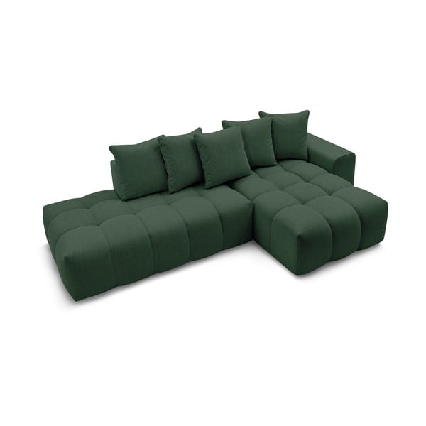 Zaļš stūra dīvāns (labais stūris) Mont–Blanc – Bobochic Paris-image-4