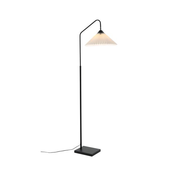 Melna/krēmkrāsas tekstila stāvlampa ar saliekamu konstrukciju (augstums 155 cm) Kate – Ellos Home-image-3