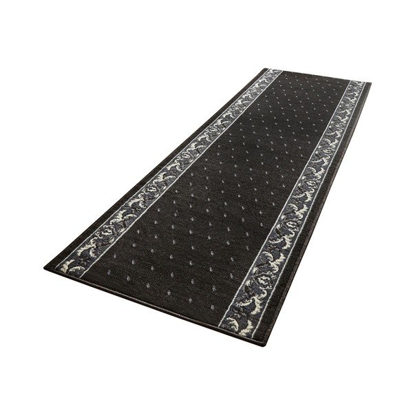 Melns tekneklis ar baltām detaļām Hanse Home Ornaments, 80 x 350 cm-image-3