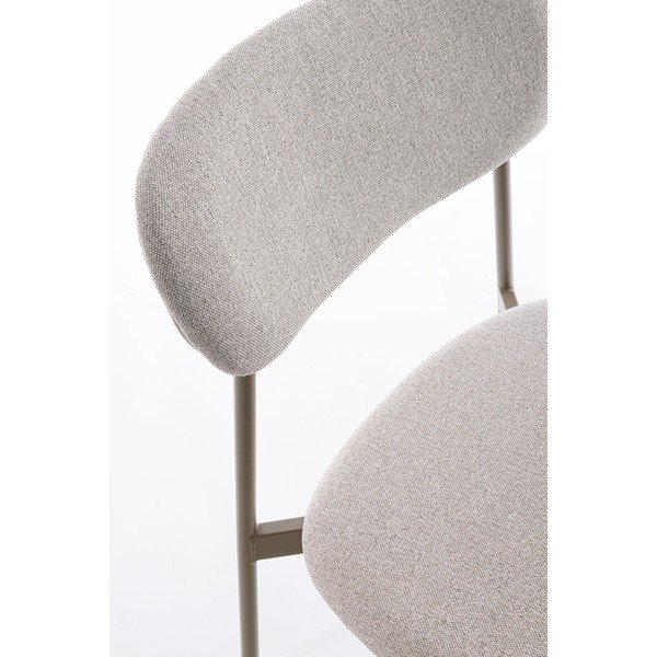 Gaiši brūns polsterēts pusdienu krēsls Inka – Yes Everyday-image-1