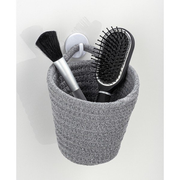 Pelēks piekaramais glabāšanas grozs Wenko -image-1