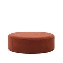 Terakotas oranžs pufs no buklē auduma Kaeli – Kave Home