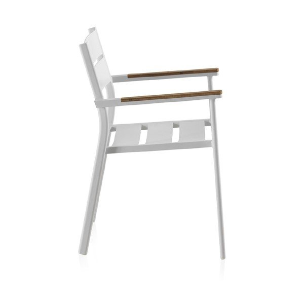 Balts dārza krēsls ar tīkkoka zosīm Giulia, platums 56 cm-image-4