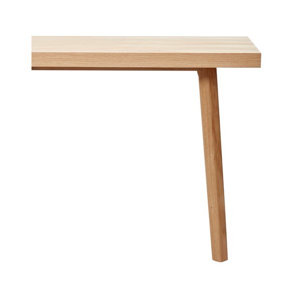 Ēdamgalds ar ozolkoka imitāciju 100x200 cm Herringbone – Hübsch-image-2