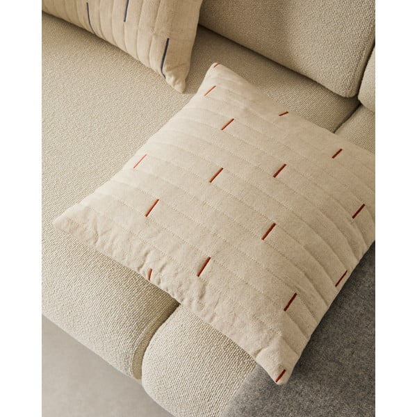 Spilvendrāna no lina maisījuma 45x45 cm Blaina – Kave Home-image-1