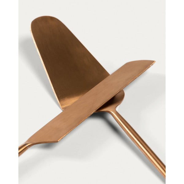 Nerūsējošā tērauda tortes pasniegšanas komplekts (2 gab.) Kelda – Kave Home-image-2