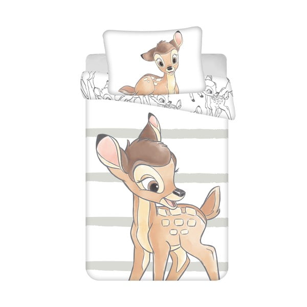 Kokvilnas bērnu gultas veļa 100x135 cm Bambi – Jerry Fabrics