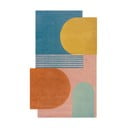 Zils ar rokām darināts vilnas paklājs 150x240 cm Lozenge Bright Multi – Flair Rugs