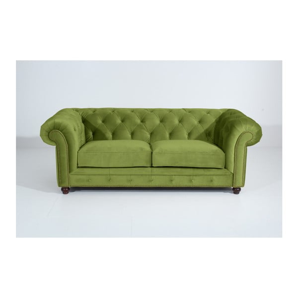 Zaļš dīvāns Max Winzer Orleans Velvet, 216 cm