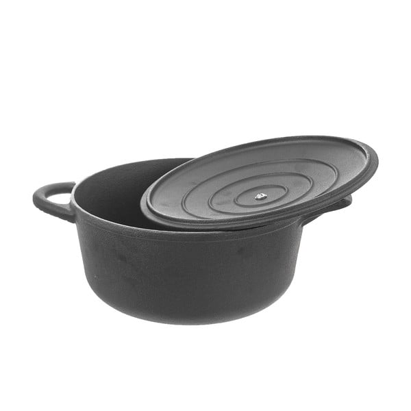 Čuguna katls ar vāku piemērots indukcijas plītij 4 l LITINA – Orion-image-4