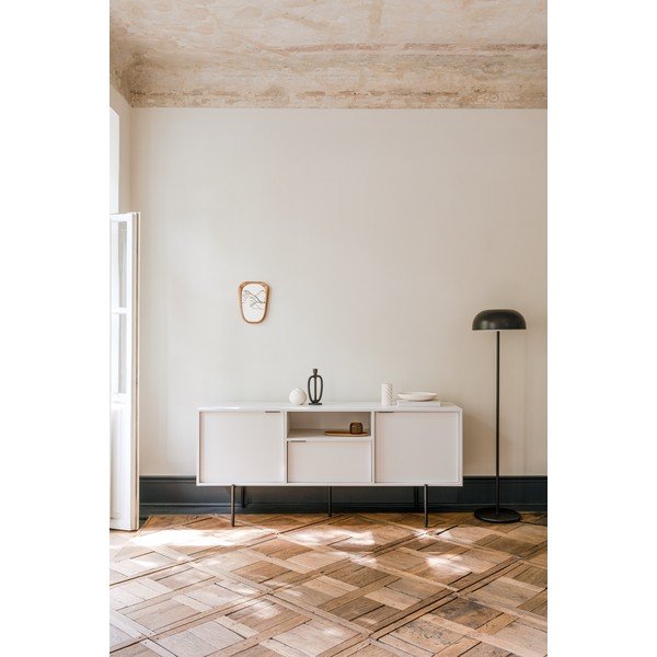 Pelēkbēšs TV galdiņš 180x79x50 cm Bau – noo.ma-image-1