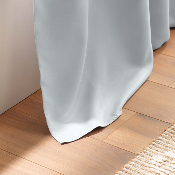 Gaiši pelēks gaismu necaurlaidīgs aizkars 135x240 cm Occult – douceur d'intérieur-image-4