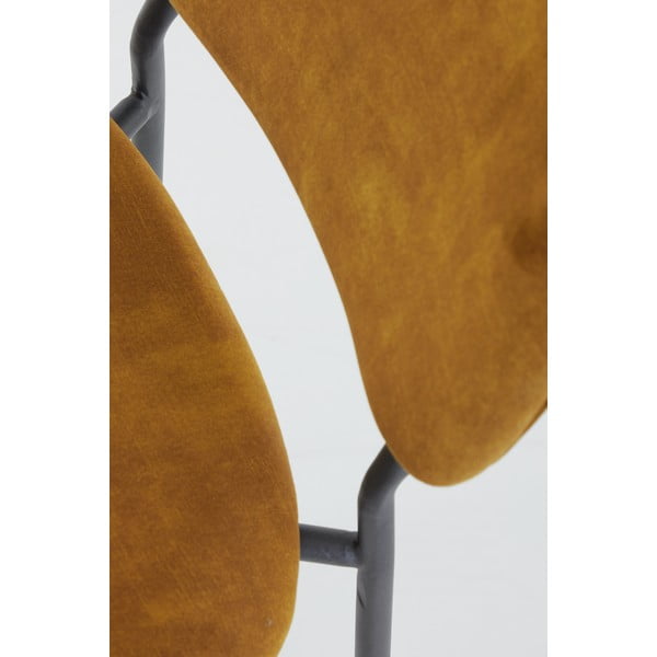 Sinepju dzeltens samta bāra krēsls 92 cm Emma – Light & Living-image-1