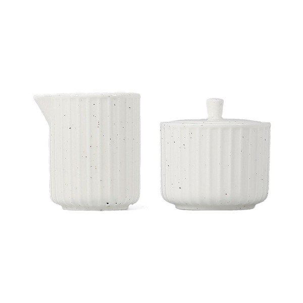 Cukurtrauka un piena krūzes komplekts Ora Gloss – Salt&Pepper