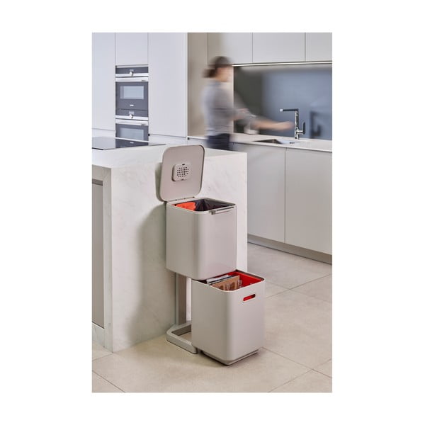 Krēmīgi balts Joseph Joseph Totem Compact, 40 l-image-1