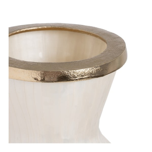 Balta stikla augsta vāze (augstums 57 cm) Linea – Ixia-image-1