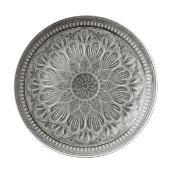 Ladelle Catalina pelēks keramikas servīzes šķīvis, ⌀ 33,5 cm
