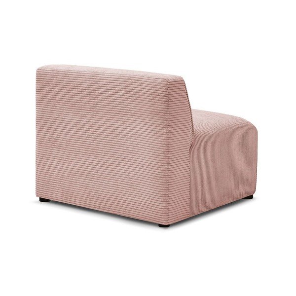 Rozā velveta (vidējā moduļa) modulārā dīvāna daļa Megeve – Bobochic Paris-image-4
