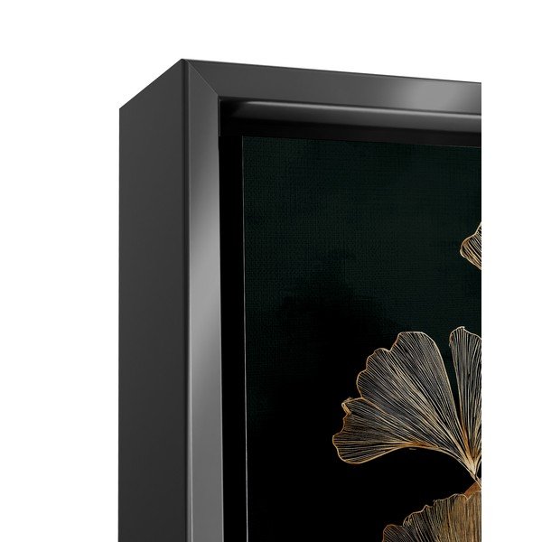 Drukāta glezna ar rāmi 60x80 cm Gold Ginkgo – Styler-image-4