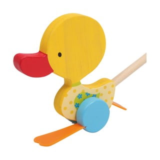 Koka velkamā rotaļlieta Legler Duck Tine