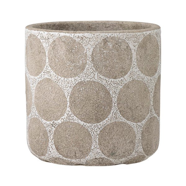 Terakotas ar rokām radīts puķu poda apvalks ø 12 cm Felan – Bloomingville