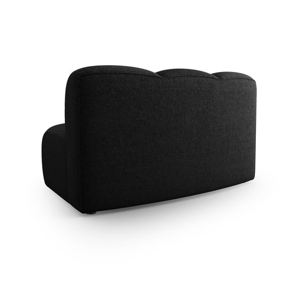 Melns/antracīta pelēks modulārais dīvāns (vidējā moduļa) Lupine – Micadoni Home-image-3